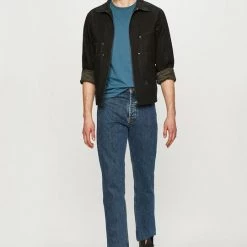 Ανδρικά Μπλουζάκια Lee - Μπλουζάκι μπλε -Lee Κατάστημα unnamed file 1916