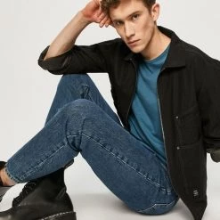 Ανδρικά Μπλουζάκια Lee - Μπλουζάκι μπλε -Lee Κατάστημα unnamed file 1918