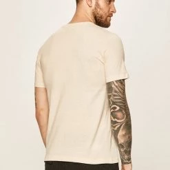 Lee Ανδρικά Μπλουζάκια Pepe Jeans - Μπλουζάκι Derek κρεμ -Lee Κατάστημα unnamed file 1963