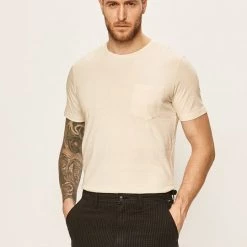 Lee Ανδρικά Μπλουζάκια Pepe Jeans - Μπλουζάκι Derek κρεμ -Lee Κατάστημα unnamed file 1964