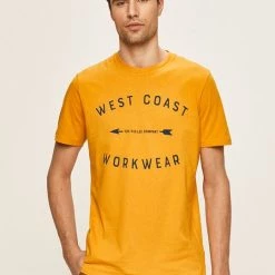 Ανδρικά Μπλουζάκια Lee - Μπλουζάκι κεχριμπάρι