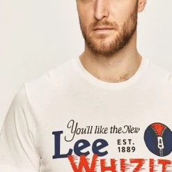 Ανδρικά Μπλουζάκια Lee - Μπλουζάκι λευκό -Lee Κατάστημα unnamed file 1989