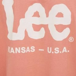 Ανδρικά Μπλουζάκια Βαμβακερό μπλουζάκι Lee πορτοκαλί -Lee Κατάστημα unnamed file 2017