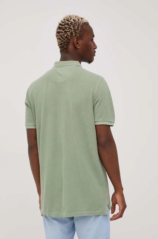 Ανδρικά Πόλο μπλουζάκια Βαμβακερό μπλουζάκι πόλο Lee πράσινο 5 Ανδρικά Πόλο μπλουζάκια Βαμβακερό μπλουζάκι πόλο Lee πράσινο - Image 3