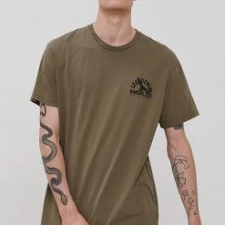 Ανδρικά Μπλουζάκια Μπλουζάκι Lee χρώμα: πράσινο -Lee Κατάστημα unnamed file 2062