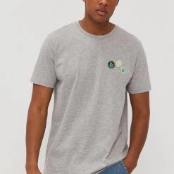 Ανδρικά Μπλουζάκια Μπλουζάκι Lee γκρι