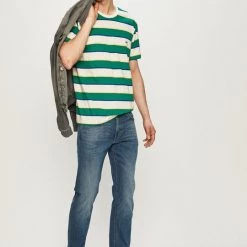 Ανδρικά Μπλουζάκια Lee - Μπλουζάκι πράσινο -Lee Κατάστημα unnamed file 2096