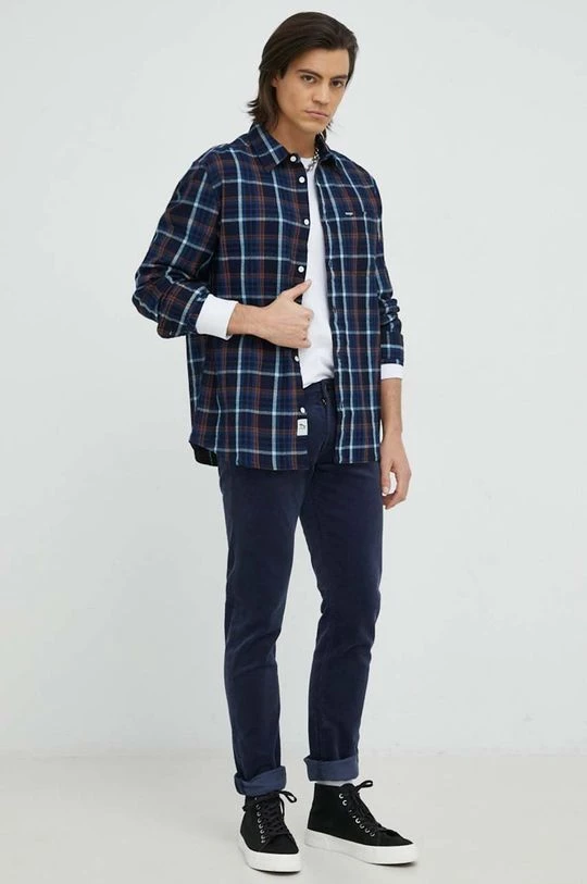 Ανδρικά Υφασμάτινα Κοτλέ παντελόνι Lee ναυτικό μπλε 4 Ανδρικά Υφασμάτινα Κοτλέ παντελόνι Lee ναυτικό μπλε - Image 2