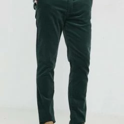 Ανδρικά Υφασμάτινα Κοτλέ παντελόνι Lee πράσινο