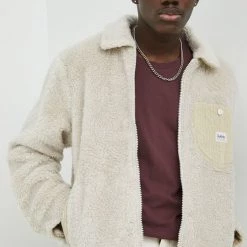 Ανδρικά Με φερμουάρ Μπλούζα Lee μπεζ,