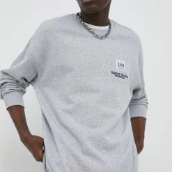 Ανδρικά Χωρίς φερμουάρ Μπλούζα Lee γκρι, -Lee Κατάστημα unnamed file 277