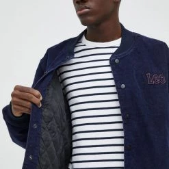 Ανδρικά Κοντά μπουφάν Μπουφάν Bomber Lee χρώμα: ναυτικό μπλε -Lee Κατάστημα unnamed file 289