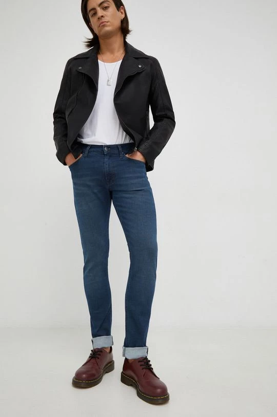 Ανδρικά Slim και Skinny Τζιν παντελονι Lee Steel Blue 3 Ανδρικά Slim και Skinny Τζιν παντελονι Lee Steel Blue