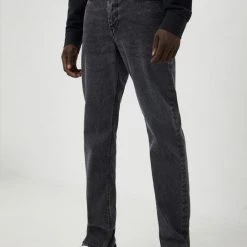 Ανδρικά Relaxed Τζιν παντελονι Lee West Worn In Charcoal γραφίτης
