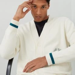 Ανδρικά Με φερμουάρ Ζακέτα από μίγμα μαλλιού Lee μπεζ