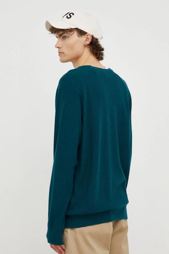 Ανδρικά Χωρίς φερμουάρ Βαμβακερό πουλόβερ Lee χρώμα: πράσινο, 5 Ανδρικά Χωρίς φερμουάρ Βαμβακερό πουλόβερ Lee χρώμα: πράσινο, - Image 3