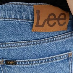 Ανδρικά Slim και Skinny Τζιν παντελονι Lee Luke Mist Indigo μωβ -Lee Κατάστημα unnamed file 398