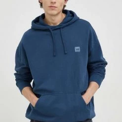 Ανδρικά Χωρίς φερμουάρ Βαμβακερή μπλούζα Lee ναυτικό μπλε,