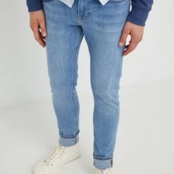 Ανδρικά Slim και Skinny Τζιν παντελονι Lee Malone Partly Cloudy μπλε