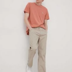 Ανδρικά Υφασμάτινα Παντελόνι Lee γκρι