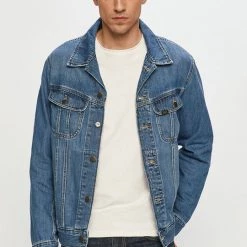 Ανδρικά Κοντά μπουφάν Lee - Τζιν μπουφάν μπλε