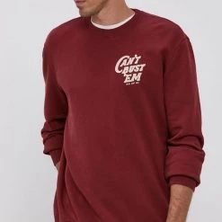 Ανδρικά Χωρίς φερμουάρ Μπλούζα Lee χρώμα: καφέ