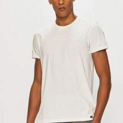 Ανδρικά Μπλουζάκια Lee - Μπλουζάκι λευκό