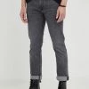 Ανδρικά Slim και Skinny Τζιν παντελονι Lee Luke Mid Worn Walker γραφίτης