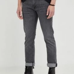 Ανδρικά Slim και Skinny Τζιν παντελονι Lee Luke Mid Worn Walker γραφίτης