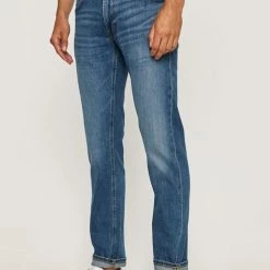 Ανδρικά Straight και Regular Lee - τζιν παντελονι μπλε