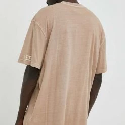 Ανδρικά Μπλουζάκια Βαμβακερό μπλουζάκι Lee μπεζ -Lee Κατάστημα unnamed file 548