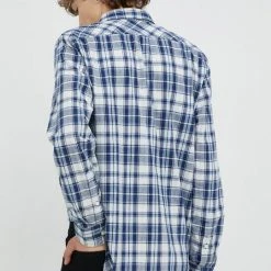 Ανδρικά Πουκάμισα Βαμβακερό πουκάμισο Lee ναυτικό μπλε -Lee Κατάστημα unnamed file 586