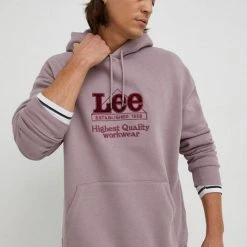 Ανδρικά Χωρίς φερμουάρ Μπλούζα Lee ροζ,