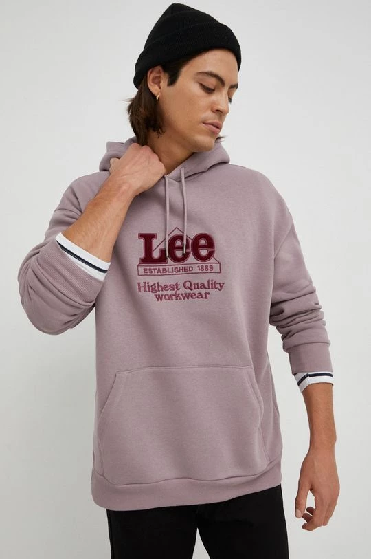 Ανδρικά Χωρίς φερμουάρ Μπλούζα Lee ροζ, 3 Ανδρικά Χωρίς φερμουάρ Μπλούζα Lee ροζ,