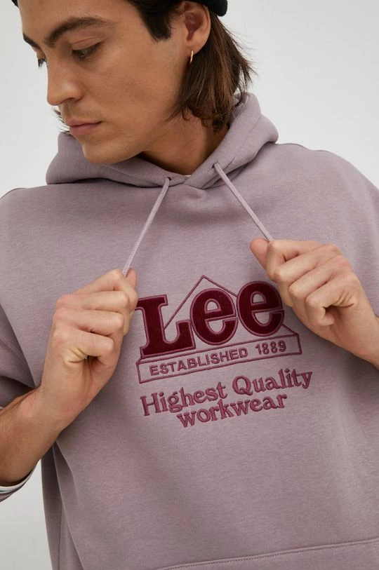 Ανδρικά Χωρίς φερμουάρ Μπλούζα Lee ροζ, 7 Ανδρικά Χωρίς φερμουάρ Μπλούζα Lee ροζ, - Image 5