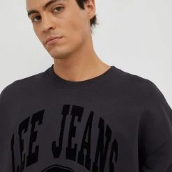 Ανδρικά Χωρίς φερμουάρ Βαμβακερή μπλούζα Lee γκρι,