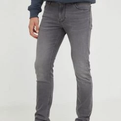 Ανδρικά Slim και Skinny Τζιν παντελονι Lee Malone Storm Grey γραφίτης