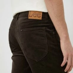 Ανδρικά Υφασμάτινα Κοτλέ παντελόνι Lee Daren Zip Fly Umber καφέ -Lee Κατάστημα unnamed file 70