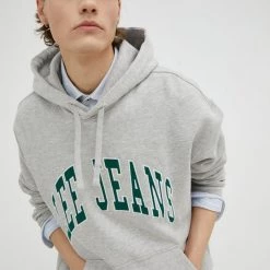 Ανδρικά Χωρίς φερμουάρ Μπλούζα Lee γκρι,