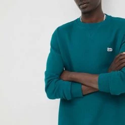 Ανδρικά Χωρίς φερμουάρ Βαμβακερή μπλούζα Lee πράσινο,