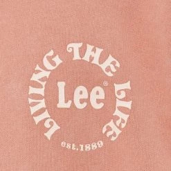 Ανδρικά Χωρίς φερμουάρ Βαμβακερή μπλούζα Lee πορτοκαλί, -Lee Κατάστημα unnamed file 760