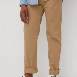 Ανδρικά Υφασμάτινα Παντελόνι Lee μπεζ
