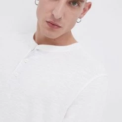 Ανδρικά Μακρυμάνικα Βαμβακερό πουκάμισο με μακριά μανίκια Lee άσπρο