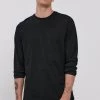 Ανδρικά Μακρυμάνικα Longsleeve Lee (2-pack) χρώμα: μαύρο