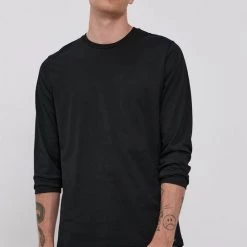 Ανδρικά Μακρυμάνικα Longsleeve Lee (2-pack) χρώμα: μαύρο