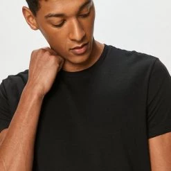 Ανδρικά Μπλουζάκια Lee - Μπλουζάκι (2-pack) μαύρο