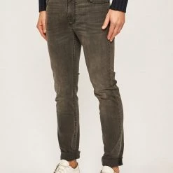 Ανδρικά Slim και Skinny Lee - τζιν παντελονι γραφίτης