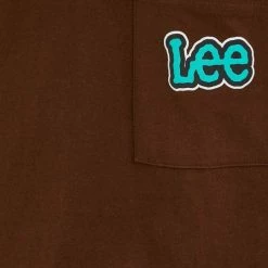 Ανδρικά Μπλουζάκια Βαμβακερό μπλουζάκι Lee καφέ -Lee Κατάστημα unnamed file 908