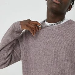 Ανδρικά Χωρίς φερμουάρ Πουλόβερ με προσθήκη μαλλιού Lee χρώμα: μοβ, -Lee Κατάστημα unnamed file 92