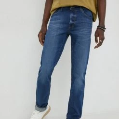 Ανδρικά Straight και Regular Τζιν παντελονι Lee Daren Zip Fly Blue Iris σκούρο μπλε